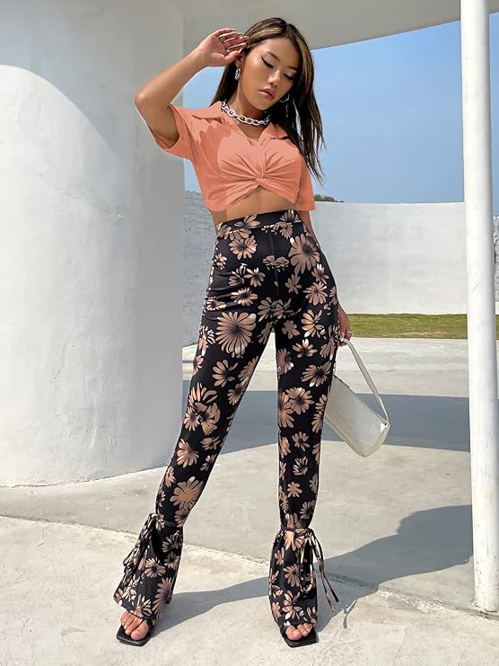 Twist Detail Cropped Shirt